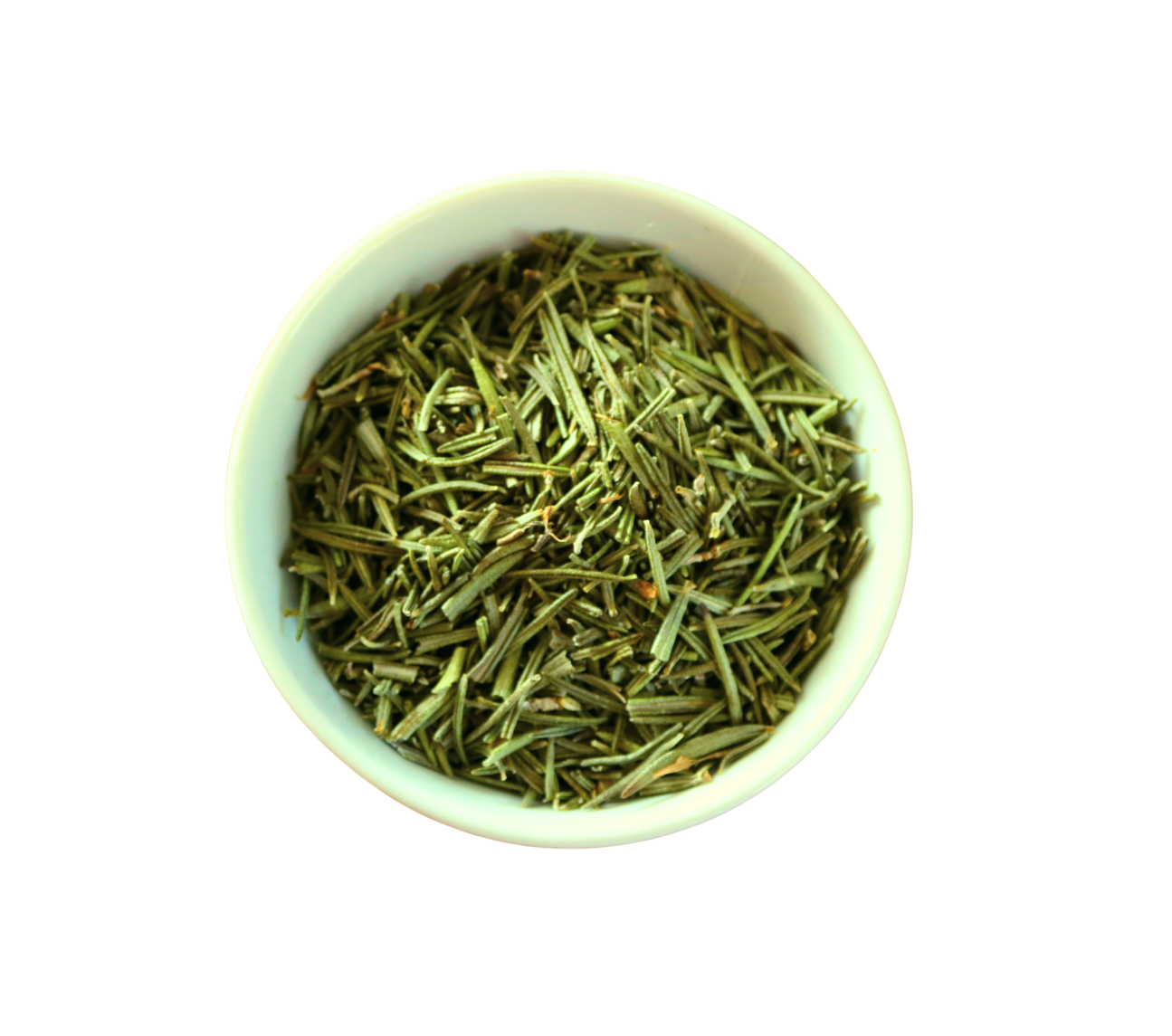 ramekin of dried rosemary